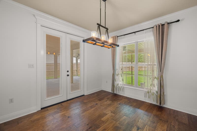 Dining area at 30 Broad Leaf Cove, Petal, Mississippi
