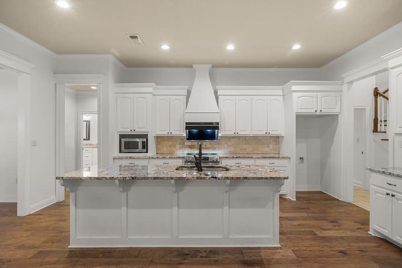 Kitchen island at 30 Broad Leaf Cove, Petal, Mississippi