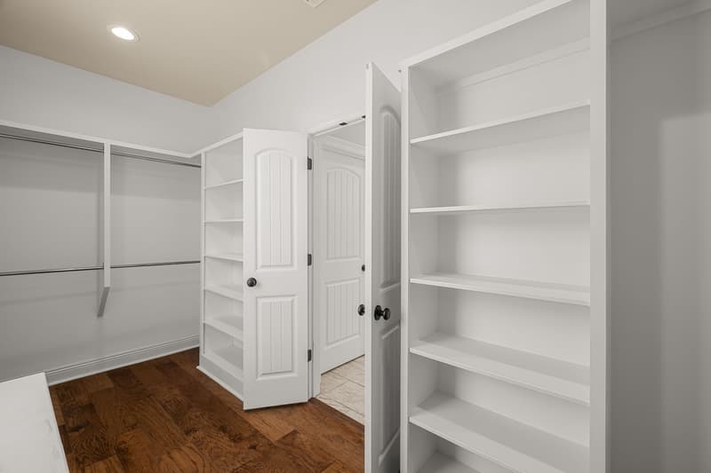 Walk in closet at 30 Broad Leaf Cove, Petal, Mississippi