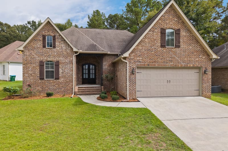 Front exterior of 30 Broad Leaf Cove, Petal, Mississippi
