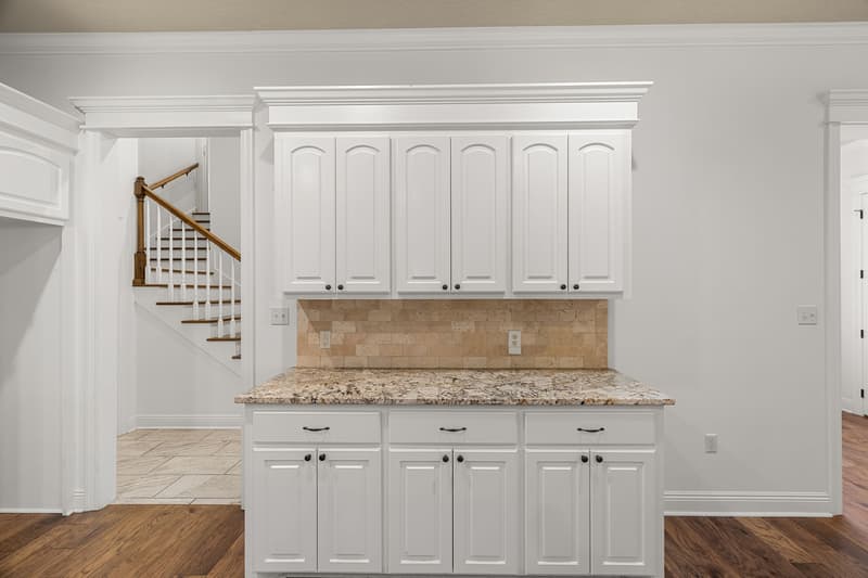 Kitchen storage at 30 Broad Leaf Cove, Petal, Mississippi