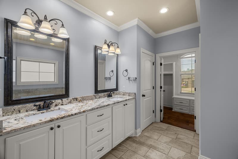 Bathroom vanity at 30 Broad Leaf Cove, Petal, Mississippi
