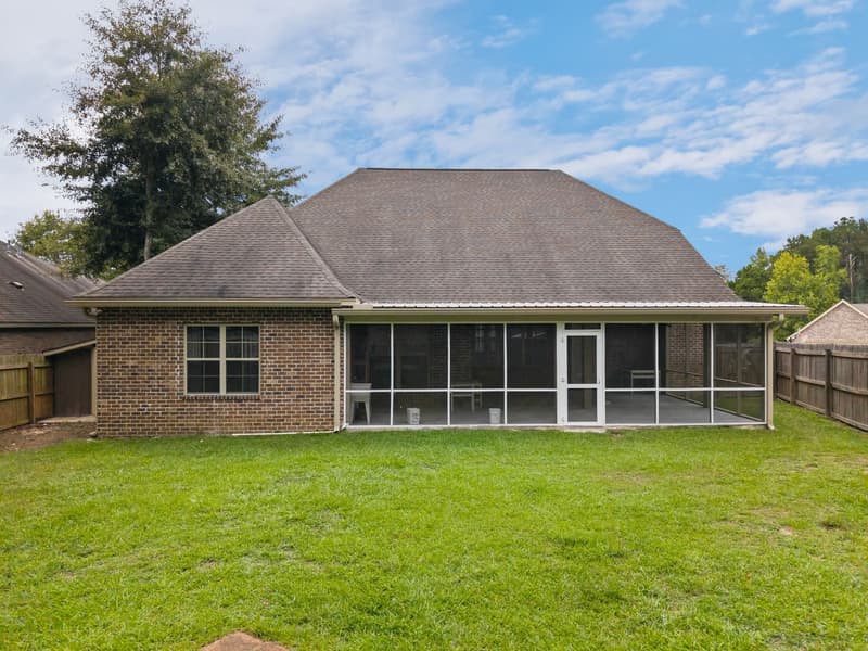 Rear exterior at 30 Broad Leaf Cove, Petal, Mississippi